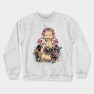 Scott Humpreys - Fresco painted tattoo dissolve Crewneck Sweatshirt